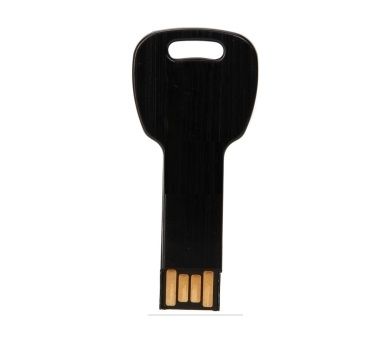 USB Flash Drive Preto 1GB em forma de Chave