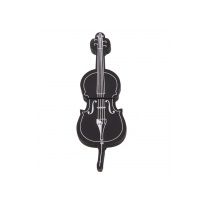 USB Flash Drive Preto 4GB Violin Shape