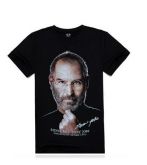 Camiseta Preta Steve Jobs